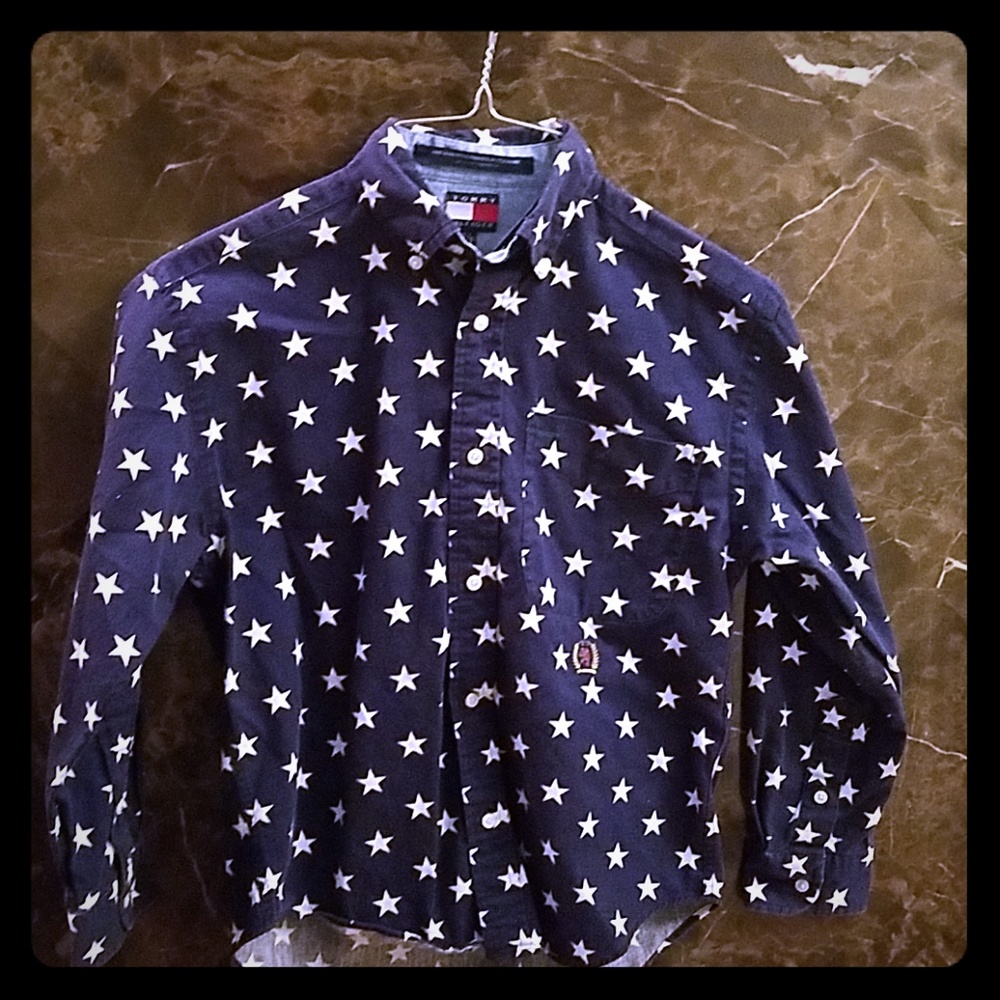 Tommy Hilfiger Patriotic Stars Navy Long Sleeve